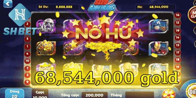 Giao diện trò chơi Nổ Hũ